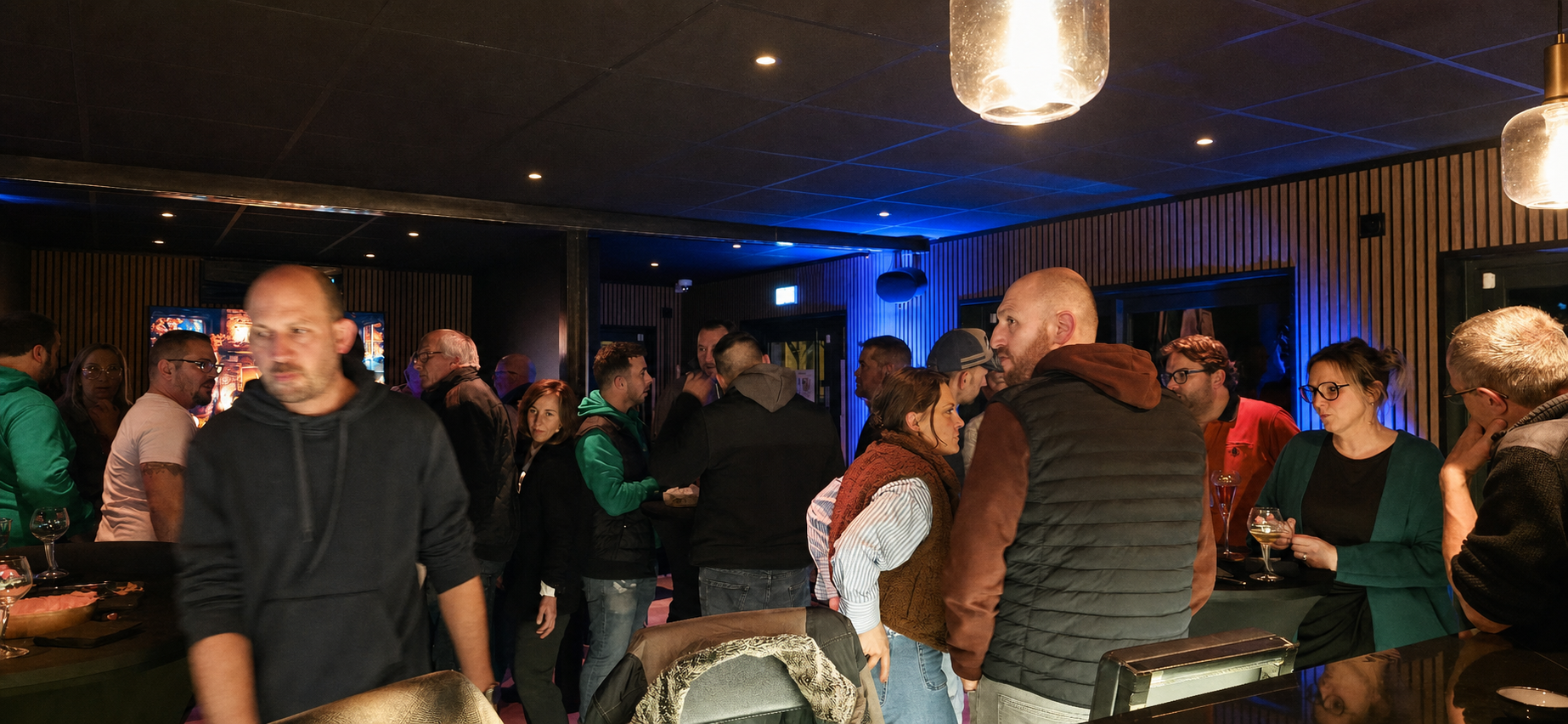 Soirée Réseau Sans Cravate dans la salle de L'Écrin